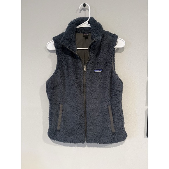 Patagonia Jackets & Blazers - Patagonia Women's Navy Blue Fleece Vest Medium Full Zip Sherpa